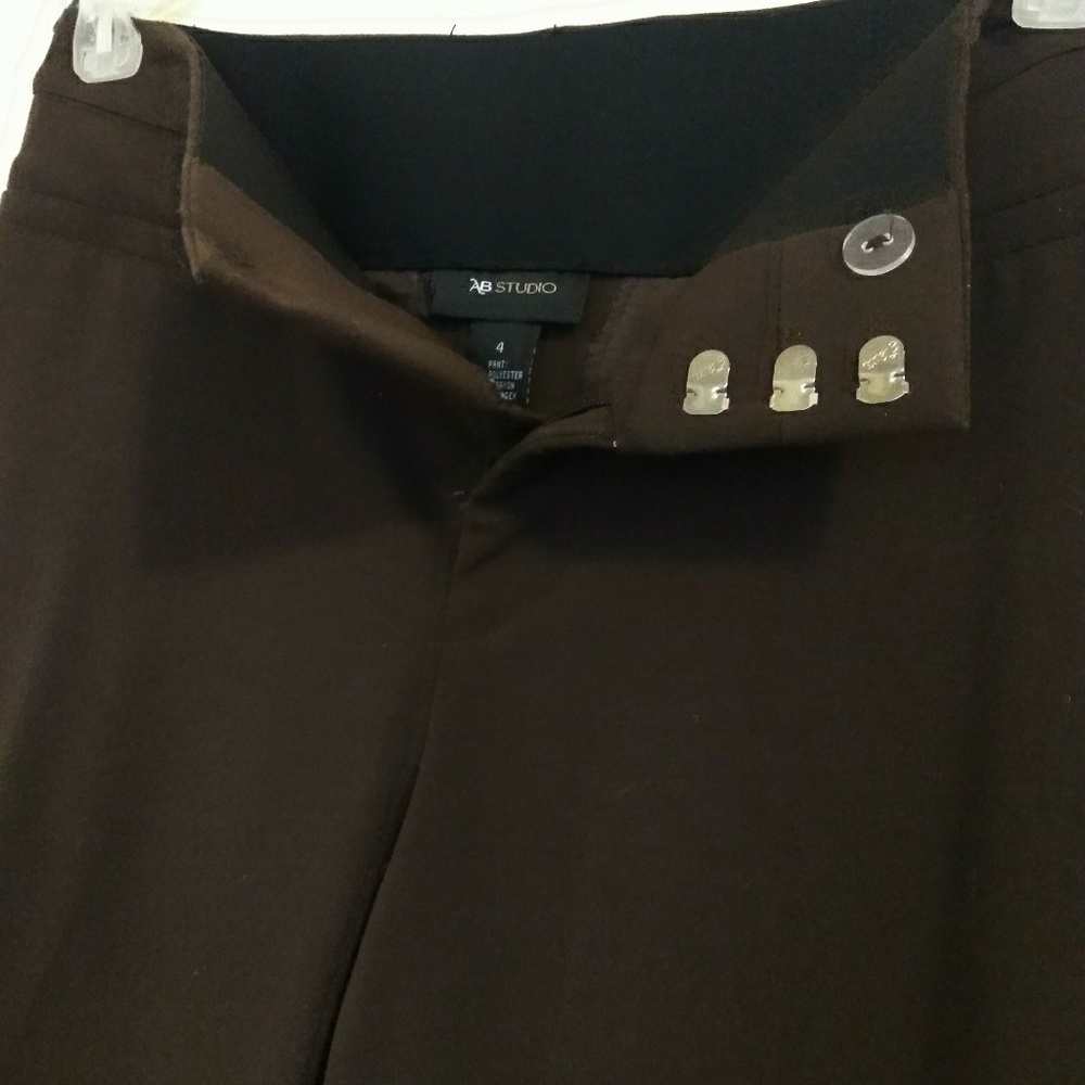 🛍👖💲AB Studio Brown Dress Pants - Picture 4 of 6